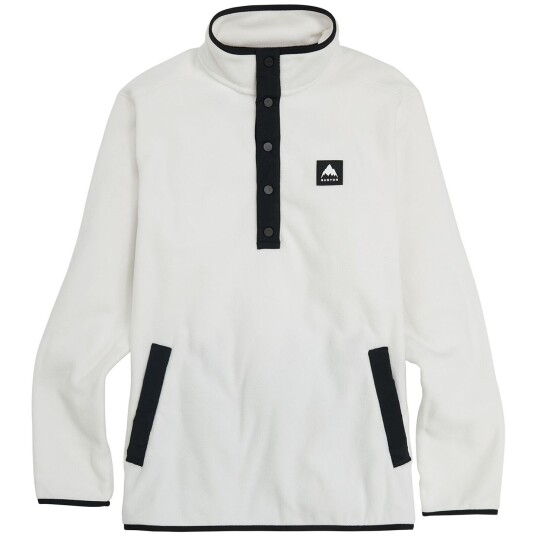 Burton Hearth Fleece Pullover Stout White - M