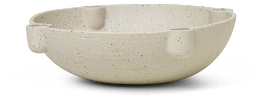 ferm LIVING Bowl adventskalender keramik large Ø27 cm Lysegrå