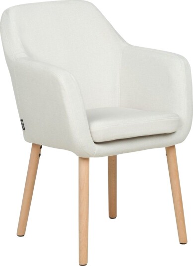 Spisestol Yorkville ll - Hvit, lyst tre