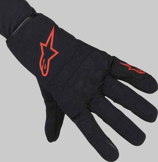 MC-Hansker Alpinestars S Max Drystar Svart /Fluo Rød XXL MC-Hansker Alpinestars S Max Drystar Svart /Fluo Rød XXL