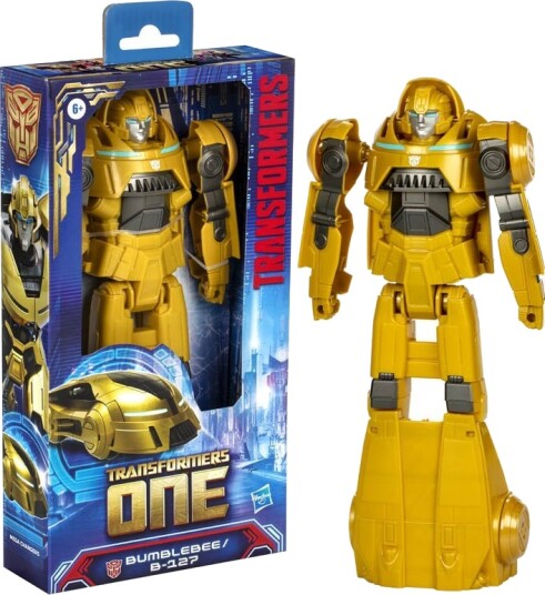 Transformers One Mega Changer Bumblebee Figur 28cm i Plast Transformers One Mega Changer Bumblebee Figur 28cm i Plast