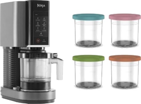 Ninja Creami NC300 Iskremmaskin med Avtagbar Skål og 800W Effekt