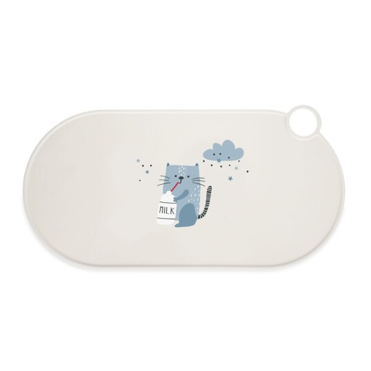 Tiaki Silikon Matskålunderlag Milky Kitty L 50 X B 25 cm Tiaki Silikon Matskålunderlag Milky Kitty L 50 X B 25 cm