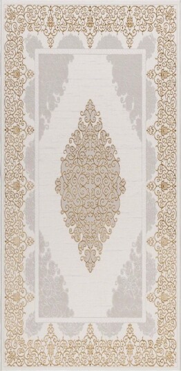 Ankara Wiltonteppe 80x150 cm - Beige/Gull