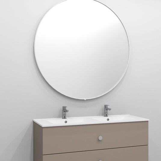 Alterna Umbra Rundt Speil 120cm / Hvit Alterna Umbra Rundt Speil 120cm / Hvit