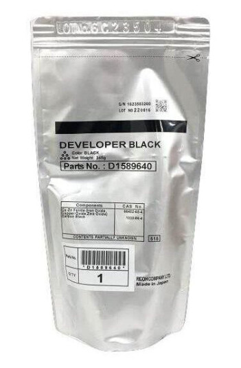 Ricoh - Black - Developer Svart Ricoh - Black - Developer Svart