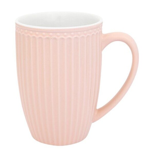 GreenGate   Everyday Alice høyt krus 40 cl pale pink