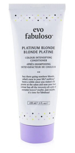 Evo Fabuloso Platinum Blonde Colour Intensifying Conditioner 220 ml