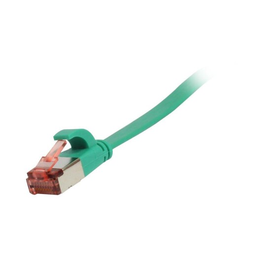 SYNERGY Patchkabel RJ45, CAT6 250Mhz, 3m grün, FTP(U/FTP), TPE(Superflex), Flach, Synergy 21,