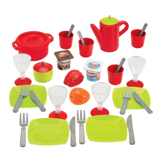 Ecoiffier Eating set with accessories in box I-2603 Ecoiffier Eating set with accessories in box I-2603