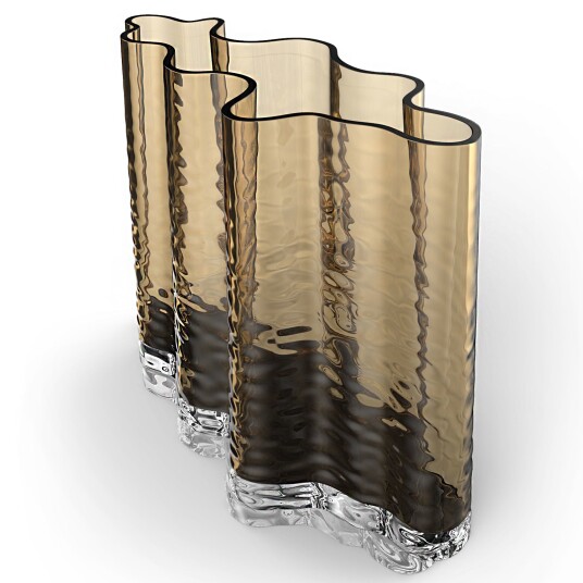 Cooee Design Gry Wide vase, 24 cm, cognac Cooee Design Gry Wide vase, 24 cm, cognac