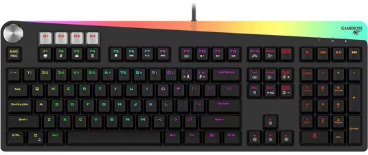 Havit KB473L Mekanisk RGB-spilletastatur nordisk Havit KB473L Mekanisk RGB-spilletastatur nordisk