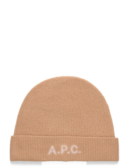 A.P.C. Bonnet Harry Beige L/XL A.P.C. Bonnet Harry Beige L/XL