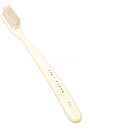 Acca Kappa Tooth Brush Vintage Medium Natural Bristles White