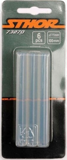 Sthor Sthor Limstifter 11 Mm X 100 Mm Transparente 6 Stk. 73270 Sthor Sthor Limstifter 11 Mm X 100 Mm Transparente 6 Stk. 73270