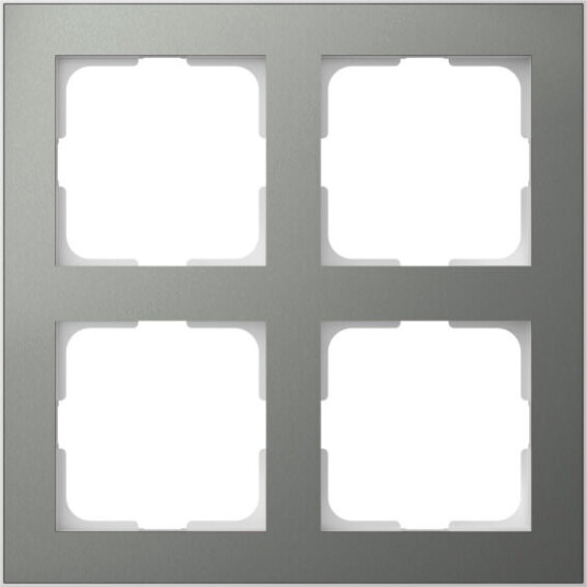 Elko Plus Layer ramme AL/Gunmetal MR 2x2H - 1427632
