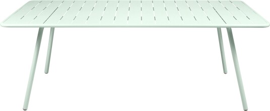 Fermob Luxembourg Table 207x100 Cm Ice Mint A7 Utendørs Spisebord Frédéric Sofia Blå Metall