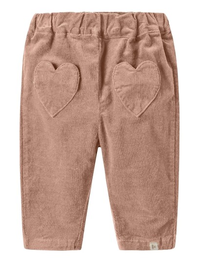 Lil"Atelier Nbfsomba Loose Cord Pant 1122 So Lil Pink 80