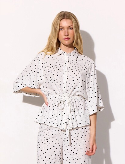 Hunkøn Kris Kimono Shirt White L Hunkøn Kris Kimono Shirt White L