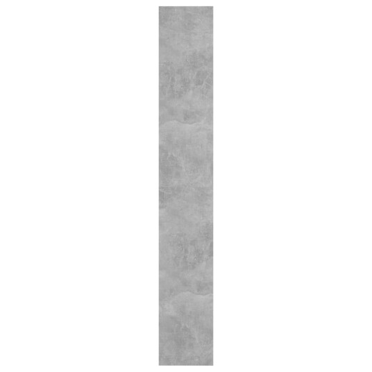 vidaXL Bokhylle/romdeler betonggr? 60x30x198 cm
