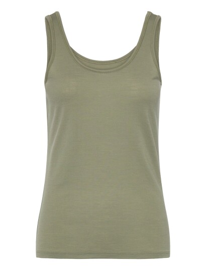 Icebreaker W Siren Tank   Khaki green   XL