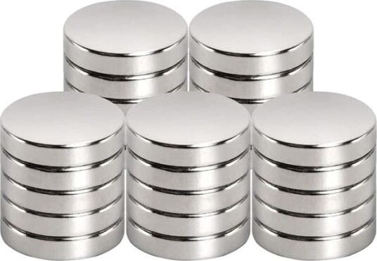 Neodymmagnet 15 mm diameter x 3 mm for magnetisk tavle, kjøleskap, whiteboard, kraftig magnet (25 stk) Neodymmagnet 15 mm diameter x 3 mm for magnetisk tavle, kjøleskap, whiteboard, kraftig magnet (25 stk)