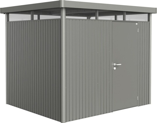BIOHORT UTEBOD HIGHLINE H3 1 DØR KVARTSGRÅ MET.