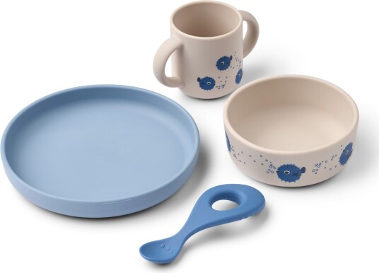 Liewood Vivi Printed Tableware Set Pufferfish / Sandy