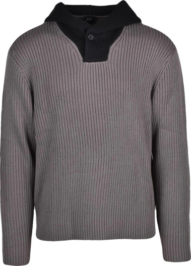 Armani Exchange Herre Strikkevarer Grå XL, Armani Exchange Herre Strikkevarer Grå XL,