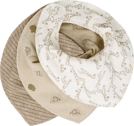 Pippi Bandana Bib Uni -Aop (3-Pack) - RAINY DAY - One Size