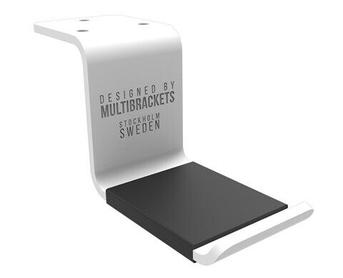 Multibrackets Hodetelefonstativ for Skrivebord Hvit - Aluminium