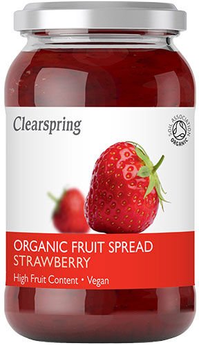 Clearspring Marmelade Jordbær Øko 280 g Clearspring Marmelade Jordbær Øko 280 g