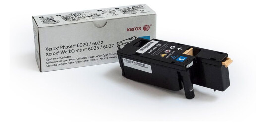 Xerox Phaser 6020 WorkCentre 6025 C Toner - 106R02756 Original - Cyan 1000 sider Xerox Phaser 6020 WorkCentre 6025 C Toner - 106R02756 Original - Cyan 1000 sider