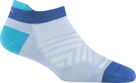 Darn Tough Women's Run No Show Tab Ultra-Lightweight S (35-37.5), Sky