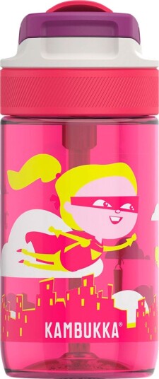 Kambukka Lagoon Drikkeflaske 400 ml Flying Supergirl