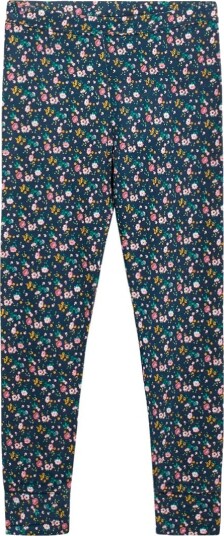 Hust and Claire Leggings   Ludo   Viskose/Bambus   Navy m. Bloms   Hust and Claire   62   Leggings   Blå