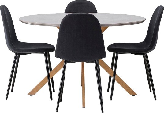 Venture Home   Spisegruppe Piazza og stolene Polar   Svart