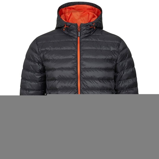 Tracker 7078 Superlight Down Lady hettejakke, kull/oransje, 1 stk., STK-7078101 Charcoal/Orange S
