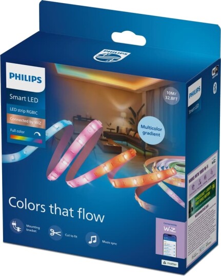 Philips RGBIC smart LED stripe 10 m 5+5