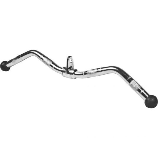 Gorilla Sports Curlstång Gummikulor Kabelstång - 75 cm Gorilla Sports Curlstång Gummikulor Kabelstång - 75 cm