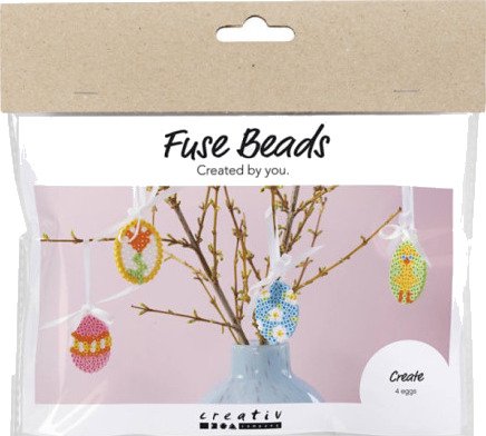 Mini DIY Kit Rørperler Egg Assorterte Farger