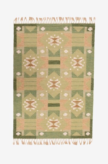 Bargi   Ullteppe Röllakan 170 x 230 cm   Grønn