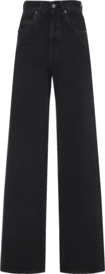Saint Laurent Dame Jeans Svart W27,