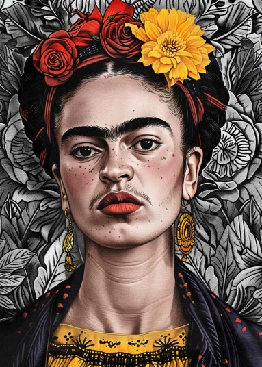 Plakat Frida Kahlo Portrett