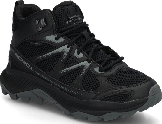 Merrell Women"s Tempo Exp Mid Wp - Black/Al - Black - 37.5