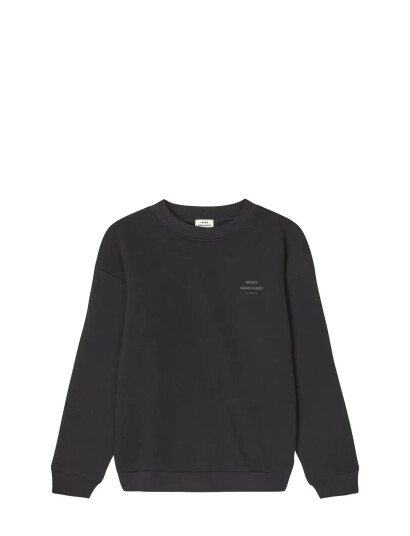 Mads Nørgaard Mix Sweat Sonar Sweatshirt Black 104 Mads Nørgaard Mix Sweat Sonar Sweatshirt Black 104