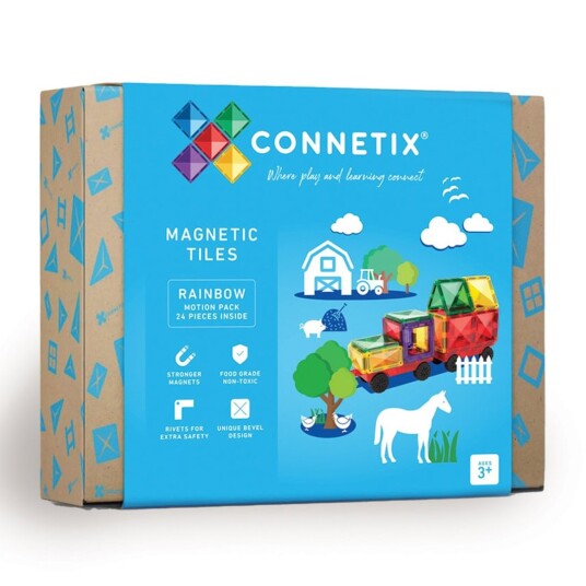 Connetix Rainbow Motion 24 stk Connetix Rainbow Motion 24 stk