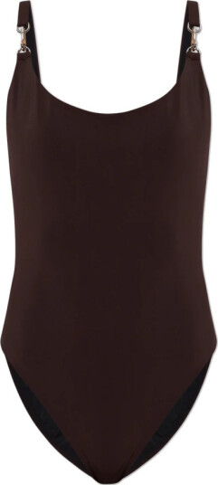Tory Burch Dame Svømmetøy Brun L, Tory Burch Dame Svømmetøy Brun L,