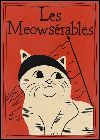 Les Meowserables Plakat Plakat / 70x100cm