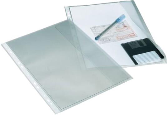 Bantex Bantex Ertefargede Mapper Med Klaff Maxi A4 110 Mikron. 10 Stk 100550133/2107 08
